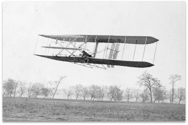 Picture of the Wright flyer